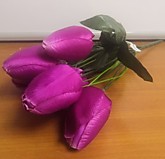 Цвет. Тюльпаны 6 веток 6 голов 35см МП-39 (40/720)